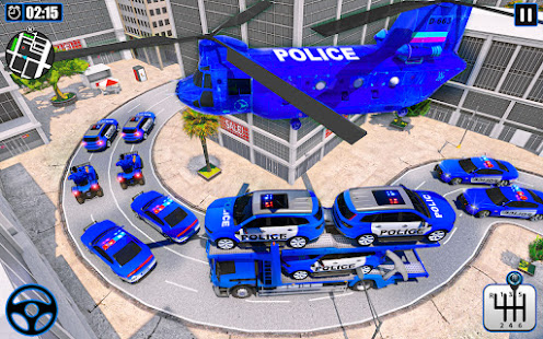 Police Cargo Transporter Truck screenshots 6