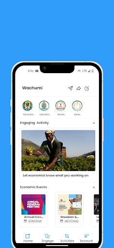 Android application Wachumi screenshort