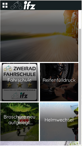 Android application MOTO - die ifz-App screenshort