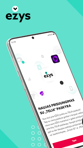 Android application Mano EŽYS screenshort