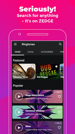 ™ zedge Ringtone Ringtones &