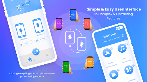 Android application Phone Clone: Smart Switch Data screenshort