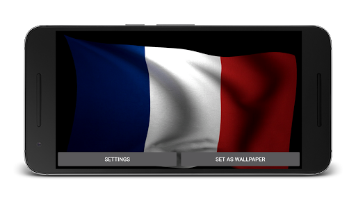 Flag of France Live Wallpaper Screen 2