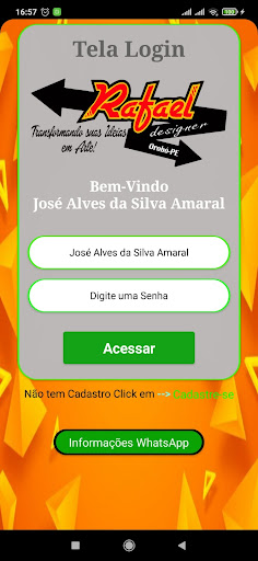 Android application Rafael Designer screenshort