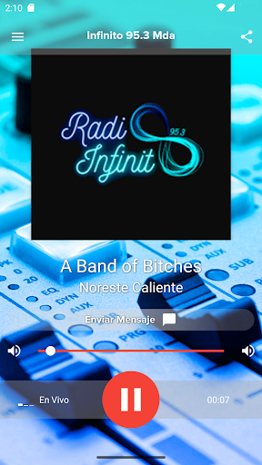 Android application Infinito 95.3 Mda screenshort