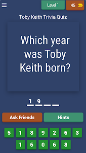 Toby Keith Trivia Quiz