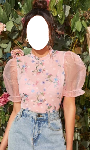 Women Puff Sleeve Photo Suit