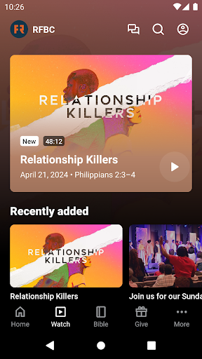 Rockwall Friendship Church Screen 2