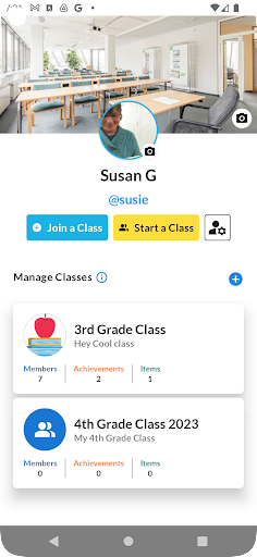 Android application Classroom Hero screenshort