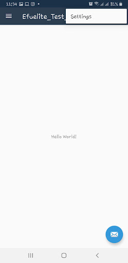 Android application Efuelite First screenshort