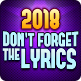 Don't Forget the Lyrics 2018 icon