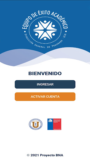 Android application Éxito Académico App screenshort