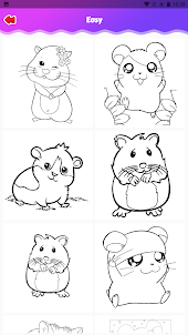 Hamsters coloring game