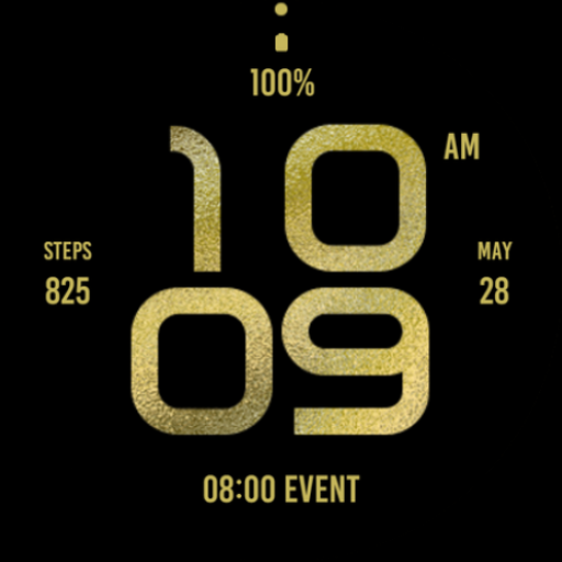 Stylish Gold Watch Face logo