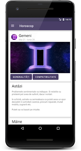 Horoscop zilnic, compatibilita Screen 2
