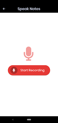 Speak Notes Screen 2