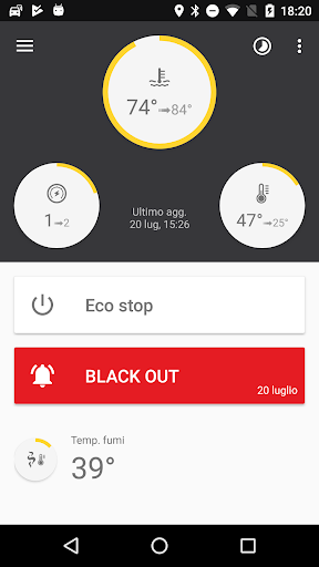 Android application Pereko SPARK Control screenshort