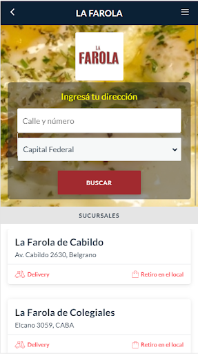 Android application La Farola screenshort