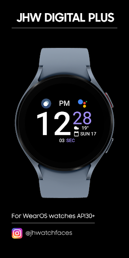Android application JHW Digital Plus: Watch face screenshort