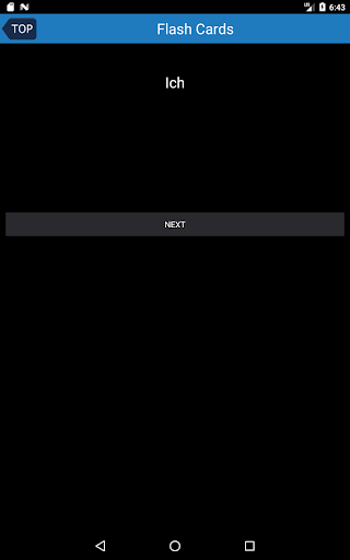 독일어 간단한 플래시 카드