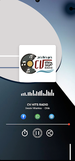 Android application CV HITS RADIO screenshort