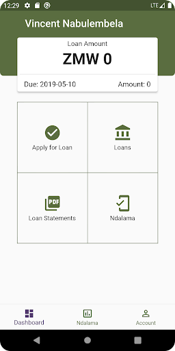 Android application TANDIZA FINANCE screenshort