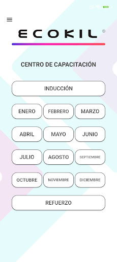 Android application Ecokil Capacitaciones screenshort