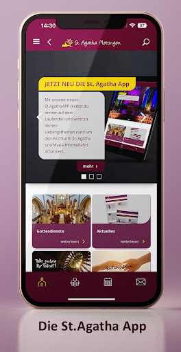 Android application St. Agatha Mettingen screenshort