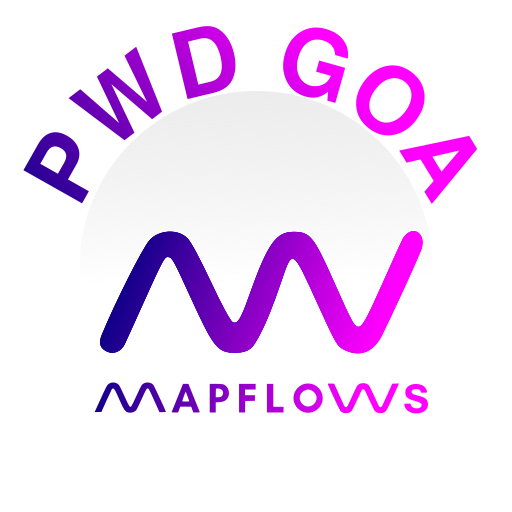 mapflows PWD Goa logo