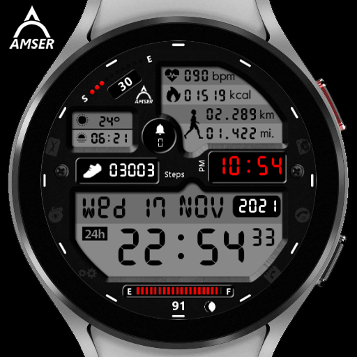Amser Hafoc Digital Watch Face logo
