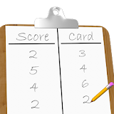 Golf & Discgolf scorecard icon