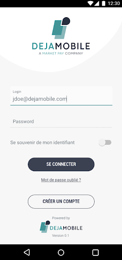 Android application SoftPOS MerchantApp screenshort