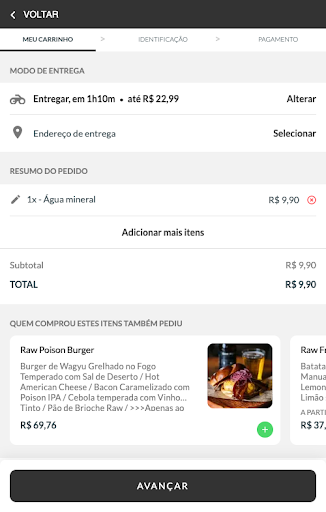 Raw Burger N Bar Screen 3