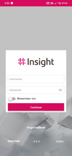 Android application Insight FieldPower screenshort