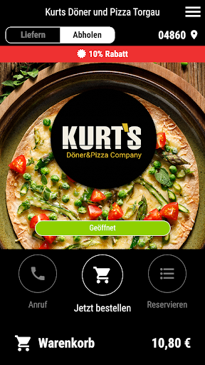 Android application Kurts Döner und Pizza Torgau screenshort