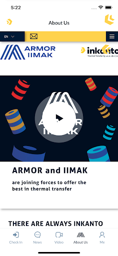Armor EHS App Screen 2