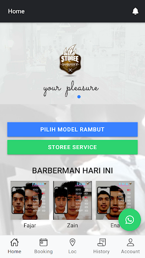 StoreeBarber Screen 2