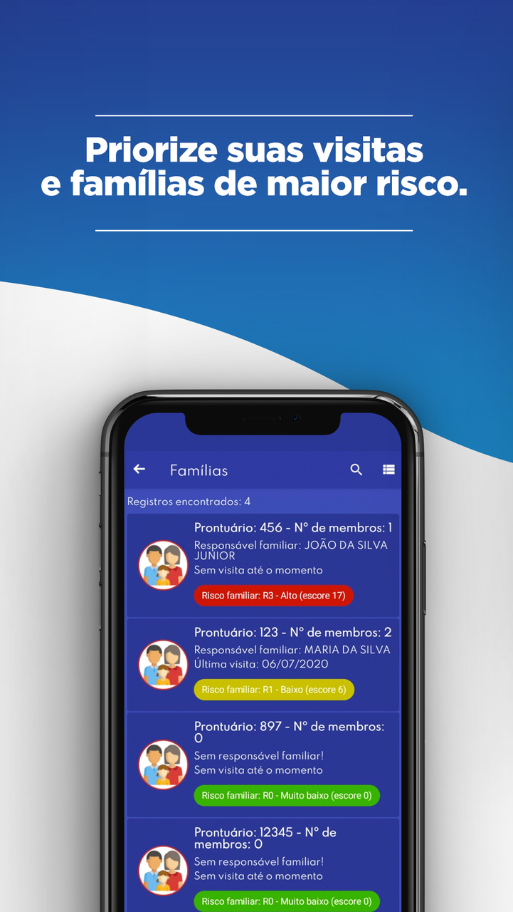 Android application epHealth ACS-Prefeituras screenshort