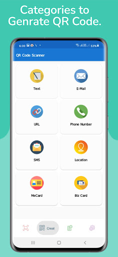 QR Code Scanner and Generator Screen 2