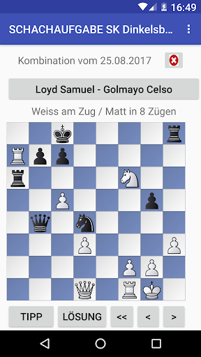 Schachaufgabe SK Dinkelsbühl Screenshot 2 - AppWisp.com