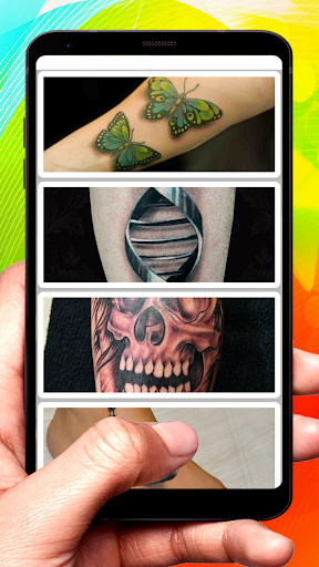 3d Leg Tattoo Design Screen 3