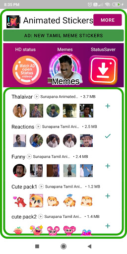 ✓ [Updated] SUNAPANA : Tamil Animated Stickers For WAStickers for PC / Mac  / Windows 11,10,8,7 / Android (Mod) Download (2023)
