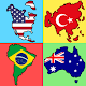 Bayraklar Sınav: Dünya Kıtalar - Coğrafya imtihan Windows'ta İndir