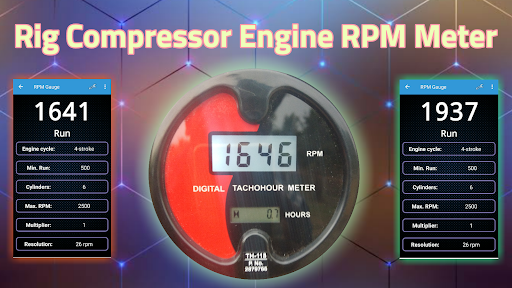 Android application RPM Meter : For Rig Compressor screenshort