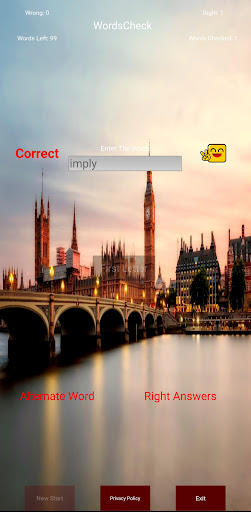 WordsCheck: English Vocabulary Screen 2