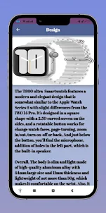 T800 Ultra Smart Watch Guide