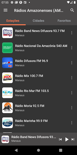 Android application Rádios Amazonenses (AM e FM) screenshort