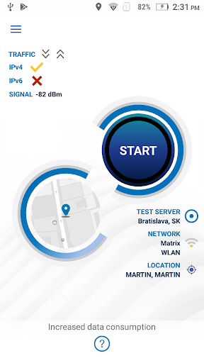 Android application RU MobilTest screenshort