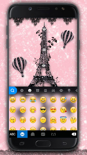 Sexy Black Lace Paris Keyboard Screen 2