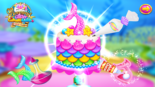 Mermaid Glitter Cupcake Chef - Ice Cream Cone Game 1.4 screenshots 3